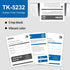 TK5232 TK-5232 Toner Cartridge - 4-Color Magenta (1 Pack) Replacement for Kyocera ECOSYS Printers
