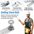 PercyEffie 200Lb Doors,360 Pivot Hinge Heavy Duty for Max Wood Door,Hidden Door Hinge for Secret Degree Rotation,Pivot