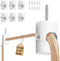 Upgrade 0.46 Big Hole Ceiling Hooks for Hanging LightsAluminum Ceiling Hook for