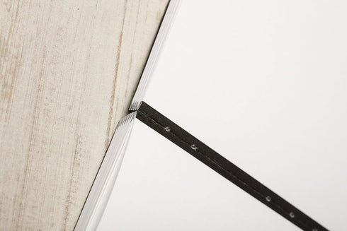 Clairefontaine GRAF Book 360 Raw Binding Book, A5 Size, 100 Sheets, 100gsm Paper, Acid Free, Black Cover