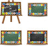 Whaline 32.8ft Cartoon Outer Space Bulletin Board Borders Die-Cut Rolled Trim for Classroom Office Chalkboard Decoration