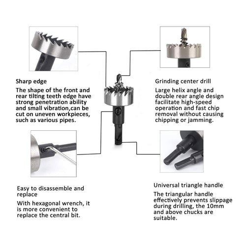 Togu DB-02 High Speed Steel Drill Bit, 5/8" (16mm)