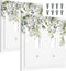 Light Switch Covers Decorative 2 Toggle, Eucalyptus Sage Green Watercolor Plant Leaves Double Toggle Wall Plate