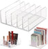 Hipiwe 2-Pack Acrylic File Organizer, 5 Slots Letter Sorter for Sorting Mail & Documents on Desktop