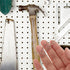 DOITOOL 100pcs Tools Accessories, Stainless Locking Fixer, Organizing Accessories for Clips Hook Various Peg Steel Locks