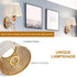 Generic E27 E26, Metal Lamp Shade for Flower Shadow Lampshade, Hollow Out Design Vintage Lamp Shades for Table Lamps