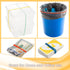 Large Heavy Duty Rubber Bands 1/2 LB (About 120 Rubberbands) - Made in USA, 4 Assorted Colors