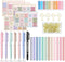 Bible Journaling Kit, Bible Study Supplies, Highlighters and Pens No Bleed, Laminated Bible Tabs, Sticky Notes