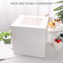 VGOODALL 2PCS White Square Cake Boxes with Window, 8 x 8 x 8 Inch Bakery Containers for Birthday Party Wedding