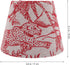 7 Inch UKCOCO Embroidered Fabric Lamp Shade Drum Lampshade for Table Lamps Tropical Rainforest Embroidery for Boho