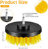 moheaaei 12 4 Inch Set Pcs Drill Brush Attachment, Power Scrubber Cleaning Kit Multi Purpose Brushes for Kitchen Tile