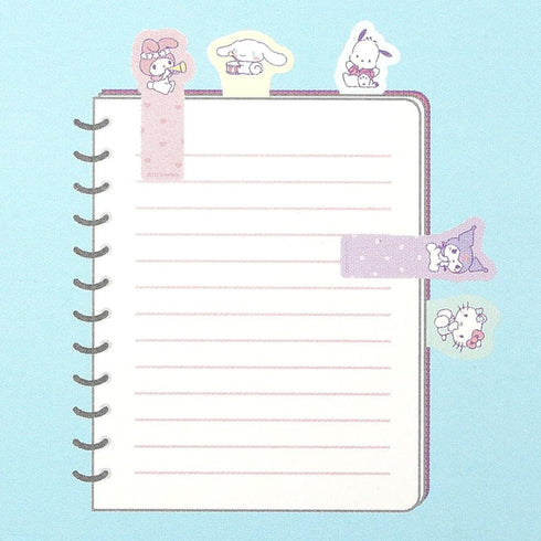 Sticky Index Memo Set Note Pad, Kawaii Kuromi, Kitty, My Melody, Cute Stationary Note School Supplies