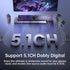 4K Box(1 Pack) HDMI Audio Extractor Converter, HDMI Audio Video Splitter Adapter + Optical Toslink SPDIF Digital Audio