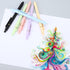 Ddaowanx 12Pcs Colorful Gel Pens, 0.5mm Fine Point Retractable Pens for Journaling, Sketching, Teacher School Supplies