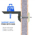Drywall Anchor with Included Bolts for 1/4”-20, Heavy Duty Hollow Drywall Anchors for TV Mounting Kit, 12 Packs