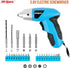 Hi-Spec 27pc 3.6V Blue USB Small Power Electric Screwdriver Set. Cordless & Rechargeable with Driver Bit Set by Hi-Spec
