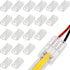 COB LED Strip to Wire Connector 20 Pieces Waterproof LED Adapter Connectors for Solderless LED Light Strip (2 Pin, 10