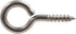 Hillman 4277 Stainless Steel Screw Eyes, #8 x 1-5/8", 10 pieces