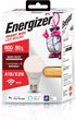 A19 Bulb Energizer Connect Smart LED Warm White Light with Voice Control and Remote Access Through Your Smartphone |