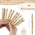 Teling 100 Pieces Motivational Pens - Bulk Inspirational Quotes Ballpoint Pens for Back to School Gifts, Black Ink