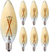 6 Pack E12 Candelabra LED Bulb 20 Watt Equivalent, 2W B10 C32
