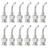 PATIKIL 15G Bent Blunt Tip Dispensing Needle, 12 Pcs 0.5 Inch Stainless Steel Liquid Dispenser with Luer Lock