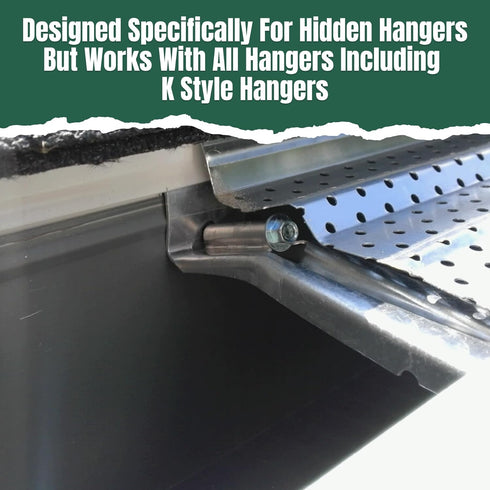 A-M Gutter Guard Sample Pack - Aluminum with 5" and 6" Width Samples (7" Length, Mill Finish)