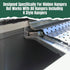 A-M Gutter Guard Sample Pack - Aluminum with 5" and 6" Width Samples (7" Length, Mill Finish)