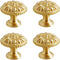 SANCHAKOU Cupboard Drawer Pull Handles 4 Pack Bedside Table Shoe Cabinet Drawer Door