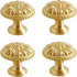 SANCHAKOU Cupboard Drawer Pull Handles 4 Pack Bedside Table Shoe Cabinet Drawer Door