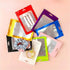 IRTGFHJE 100PCS Pouches(Red,13x25cm) Flat Lock Bags Matte Aluminum Foil Ziplock Hanging Bag DIY Jewelry Snack Sugar