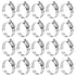 LOKMAN 20 Pack Stainless Steel Hose Clamp - Adjustable 7/8'' - 1-1/4'' (18-32mm) Worm Gear