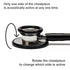 PARAMED Classic Dual Head Cardiology Stethoscope - 22 inch for Medical, Clinical, Home Use, Men Women