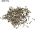 uxcell Small Tiny Nails 1.2x8mm(DxL) for Wooden DIY Decorative Pictures Boxes Household Accessories, Bronze Tone 300pcs