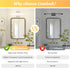 16Inch 9W IP44 4000K Combuh LED Bathroom Vanity Light Lamp Chrome Over Mirror Lighting Fixture Indoor Wall Sconce