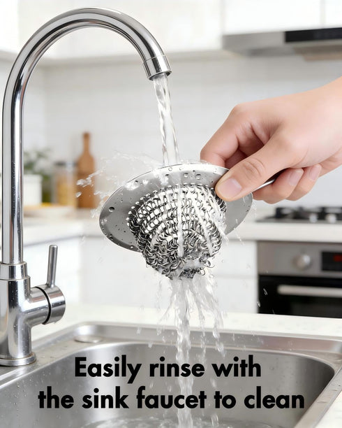 Ztruth 304 Kitchen Sink Drain Strainer Patented Reversible Sink Strainer, Anti-Clogging Sink Strainer Basket, Stainless