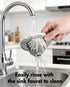Ztruth 304 Kitchen Sink Drain Strainer Patented Reversible Sink Strainer, Anti-Clogging Sink Strainer Basket, Stainless