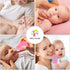 7 LED Shower Head, Shower Head with Light, Color Flash Light Automatically Changing LED Fixed Showerhead Baby