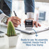 Paid Rubber Stamp Self Inking - Red Ink, Advanced Technology Office Stamps for Business and Personal Use