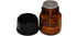 100pcs 1ml (1/4 dram) Amber Mini Glass Bottle | 1cc Amber Sample Vial | Small Essential Oil Bottle Travel Must + one 7