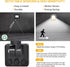 4.9ft IP66 6000K Motion Sensor Flood Light Outdoor, Plug in Motion Sensor Light with Cord, Waterproof Floodlights