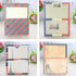 SCStyle 48Pcs Stationery Set, 32 Cute Kawaii Design Writing Paper with 16 pcs Envelopes