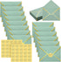 Teling 50 Pcs A7 Envelopes, 5 x 7 Card Envelopes with Gold Embossed Wax Seal for Graduation, Wedding