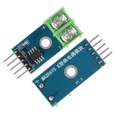 AITRIP 3 Sets DC 5V MAX6675 Module + K Type Thermocouple Temperature Sensor M6 for Arduino Raspberry Pi