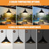 Bailoch 1 Pack Black Portable Battery Operated Hanging Light, Rechargeable Wireless Outdoor Pendant Light with Remote