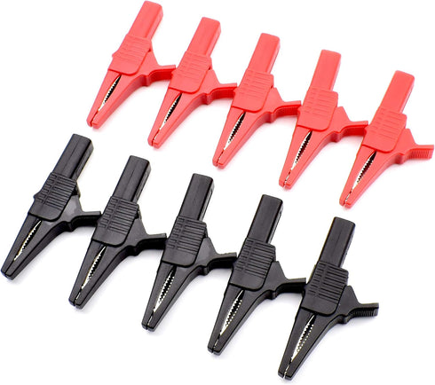 10Pcs 1000V 32A Heavy Duty Full Insulated Automotive Car Battery Alligator Clips