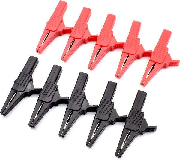 10Pcs 1000V 32A Heavy Duty Full Insulated Automotive Car Battery Alligator Clips