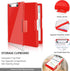 Clipboard with Storage | Heavy Duty Clip Boards 8.5x11 with 2 Storage Cases, Nursing Clipboard Folder