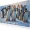 Gaming Mouse Pads, Large Computer Desk Mat, 900X400 Non-Slip Rubber Base, 35.4 X 15.4 inch Pineapples, Cute Penguin
