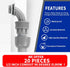 Yariwiz 1/2 Plastic Liquid Tight Conduit 90 Degree Elbow (20 Pack)